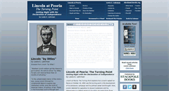 Desktop Screenshot of lincolnatpeoria.com
